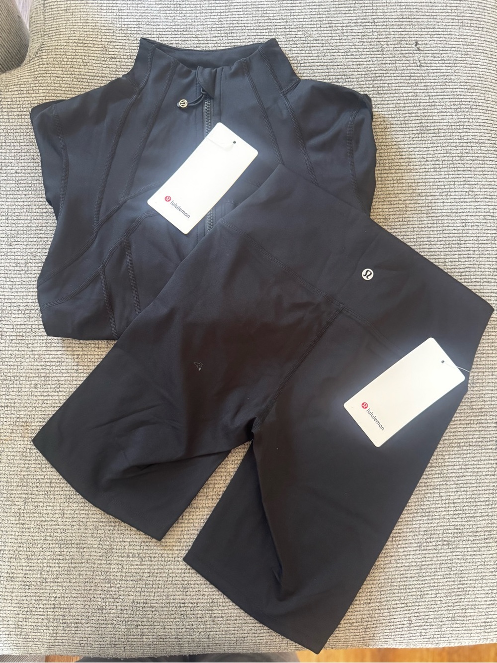 lululemon athletica Black Bike Shorts